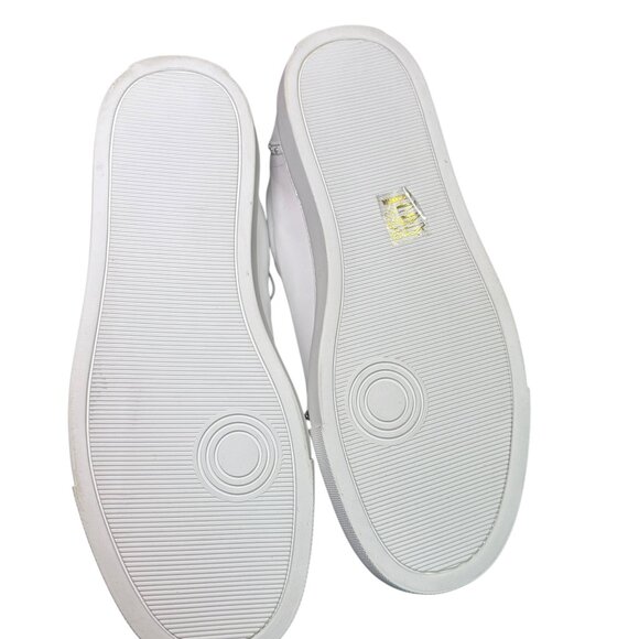 Zadig & Voltaire Flash Studded White Leather Sneakers | Size 40 (9) - Picture 8 of 9